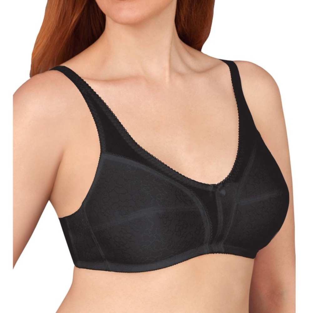 ✨2/$20✨BODY NATURALS Satin Jacquard Full Support Wirefree Bra